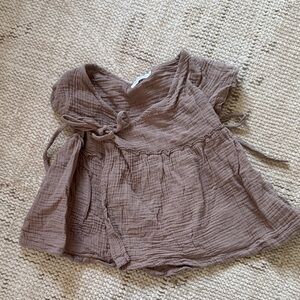 River & Rose Brown Wrap Dress